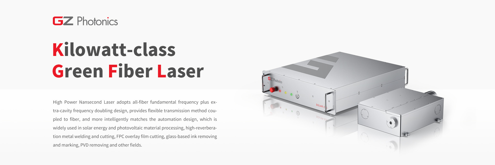 qualità Laser a fibra QCW verde fabbrica